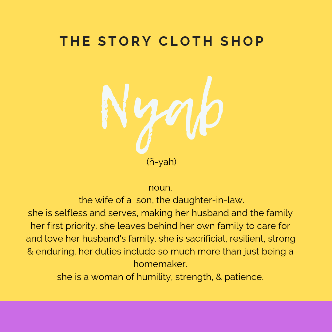 The Nyab Series Marriage in Your 20's the story cloth shop