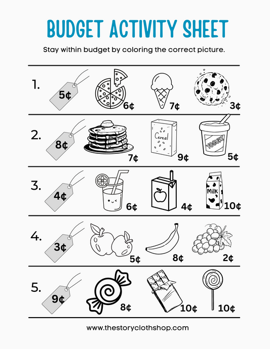 FREE Financial Literacy Printables