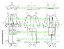 Load image into Gallery viewer, *ADD ON BUNDLE* Hmong Paper Doll Outfits