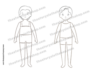 *BUNDLE* Hmong Paper Dolls