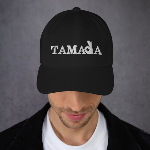 Black hat embroidered w/ 